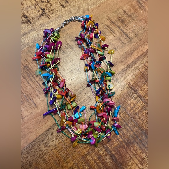 14-16” Patina confetti necklace - Picture 2 of 3